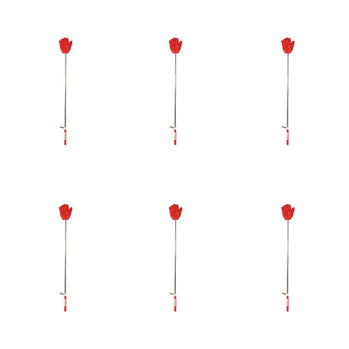 6PK Jemark Extendable Telescopic Foam Hand Pointer 73cm - Assorted