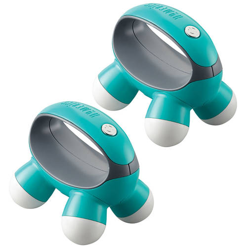 2x HoMedics QuaD Portable Vibration Massager - Green