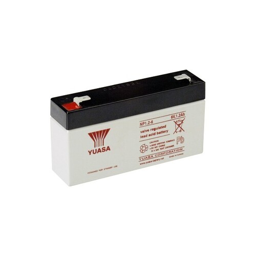 6V 1.2AMP YUASA SLA BATTERY