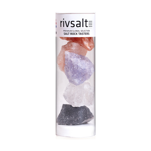 5pc Rivsalt Premium Global Salt Selection Salt Rock Tasters