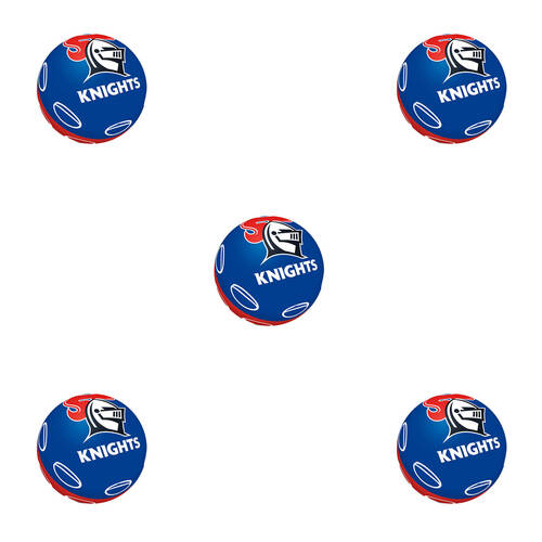 5PK NRL Newcastle Knights NRL Super-High Bounce Ball 60mm - Navy