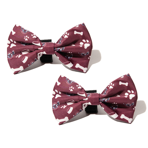 2PK NRL Manly Sea Eagles Pet Dog Neck Bowtie Accessory One Size