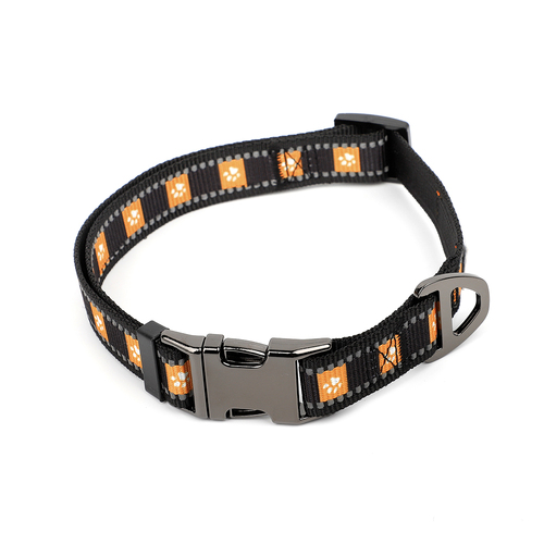 NRL Wests Tigers Pet/Dog Adjustable Nylon Collar 