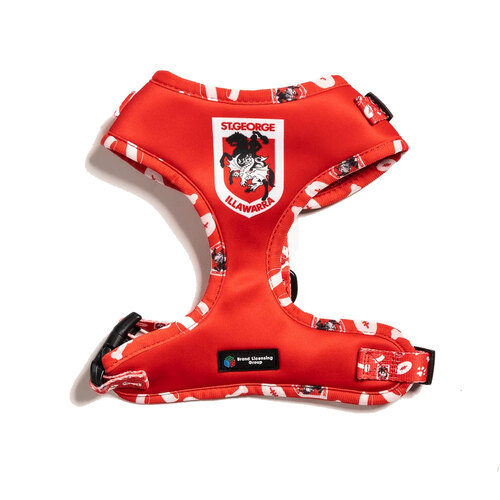 The Stubby Club St George Dragons NRL - Pet Harness - Extra Small
