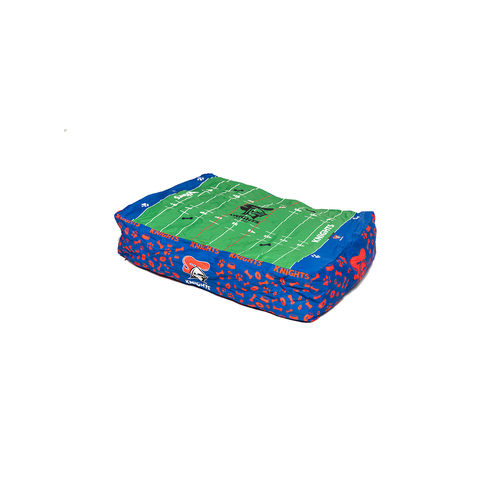 NRL Newcastle Knights 80x60cm Rectangle Pet Dog Bed