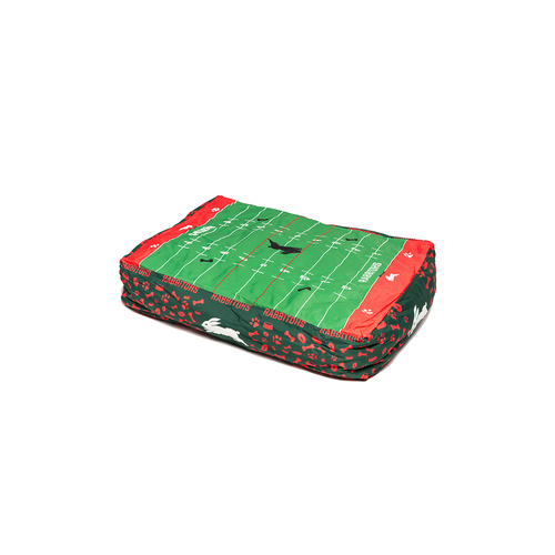 NRL South Sydney Rabbitohs 80x60cm Rectangle Pet Dog Bed