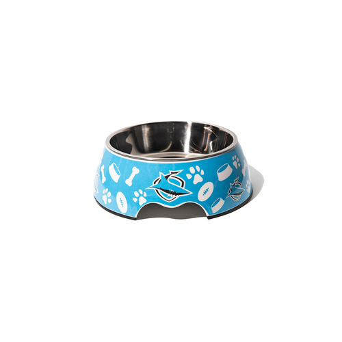 NRL Cronulla Sharks Pet Pet Dog Water Drinking Food Bowl