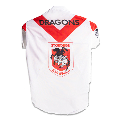 NRL St George Dragons Pet Dog Sports Jersey Clothing S