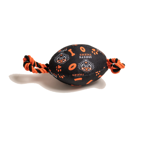 The Stubby Club Wests Tigers NRL Themed Pet Chew Toy