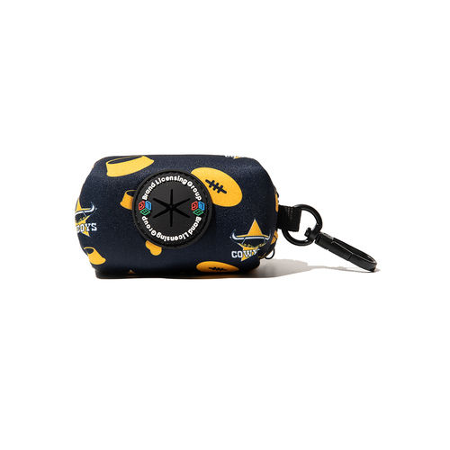 NRL North Queensland Cowboys Pet Dog Poop Bag Holder/Dispenser