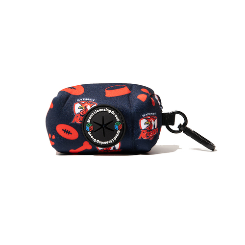 NRL Sydney Roosters Pet Dog Poop Bag Holder/Dispenser