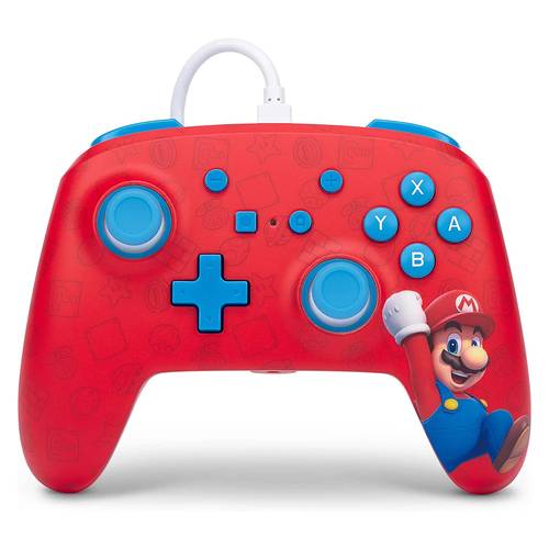 PowerA Enhanced Wired Controller For Nintendo Switch Woohoo Mario