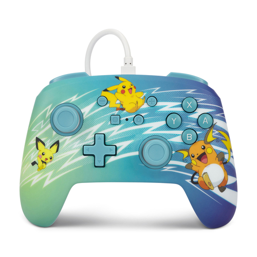 Powera Enhanced Wired Controller Pikachu Evolve For Nintendo Switch