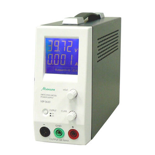 Manson 1-20VDC 5A Slim Multi-Voltage Switchmode Power Supply LCD