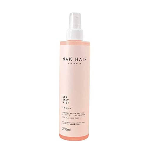 NAK Sea Salt Mist 250ml Styling Texture Nourishing/Hydrating Vegan Hair Care