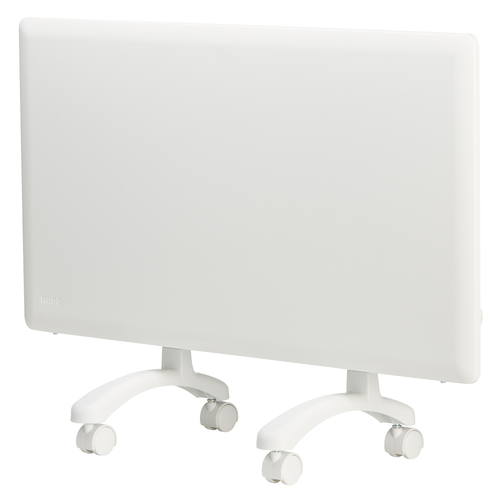 Nobo Electric 1kW Slimline Panel Heater w/Wi-Fi & Castors White finish