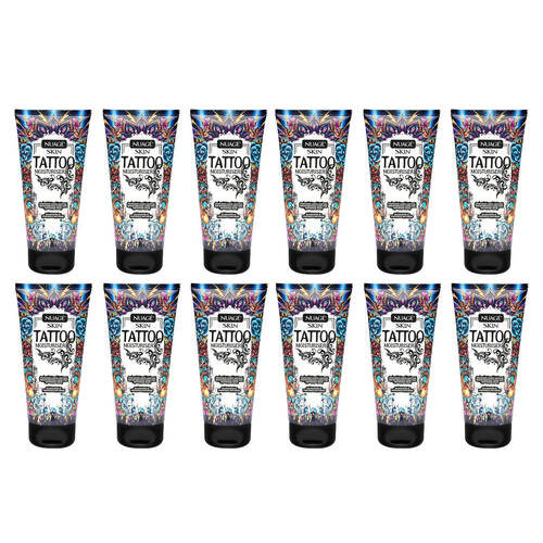 12x Nuage Hydrating Tattoo Skin Moisturiser Cream 150ml For All Types