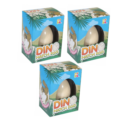 3PK Nurchums Small Dino Hatching Eggs 11cm