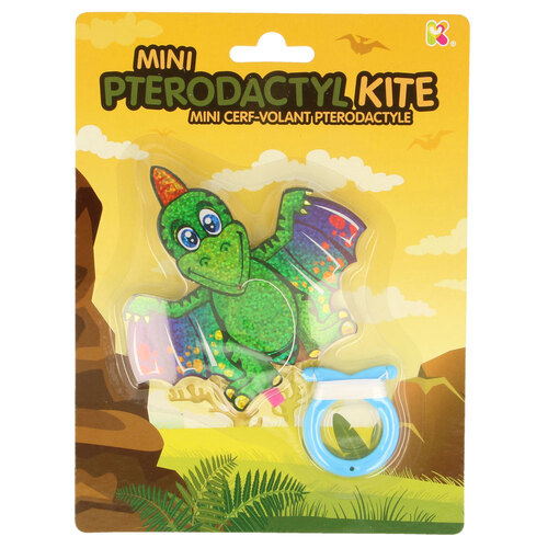 Fumfings Novelty Mini Pterodactyl Kite 20cm - Assorted