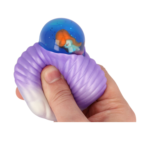 Fumfings Novelty Squishy Mermaid Bubble Shells 8cm - Assorted