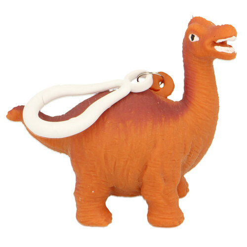 Fumfings Novelty Squeezy Dino Keyrings 6cm - Assorted