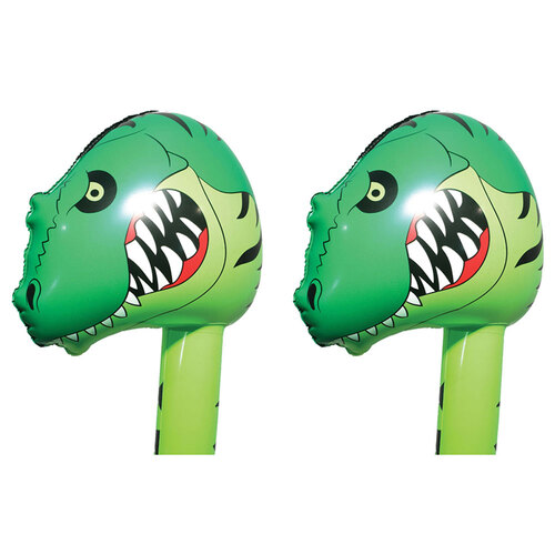 2PK Fumfings Novelty Bloonimals Inflatable T-Rex 1.4m