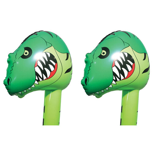 2PK Fumfings Novelty Bloonimals Inflatable T-Rex 1.4m