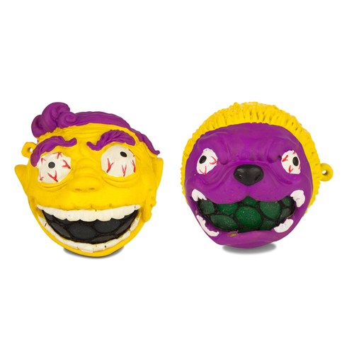 2PK Fumfings Novelty Squeezy Monster Bubble Mouths 6cm - Assorted