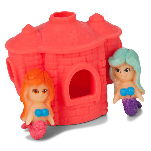 Fumfings Novelty Stretchy Mermaid & Castle 7cm - Assorted