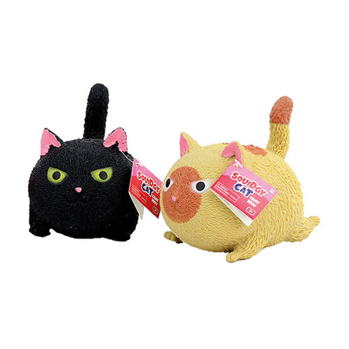 2x Fumfings 9cm Squidgy Cat Kids Squishy 3y+ Toy - Assorted