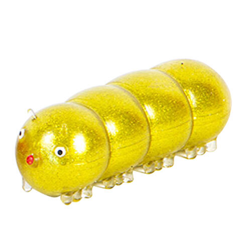 Fumfings Novelty Squidgy Disco Caterpillars 10cm - Assorted