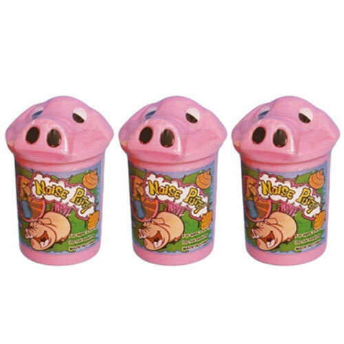 3PK Pig Whoopee Putty 7cm