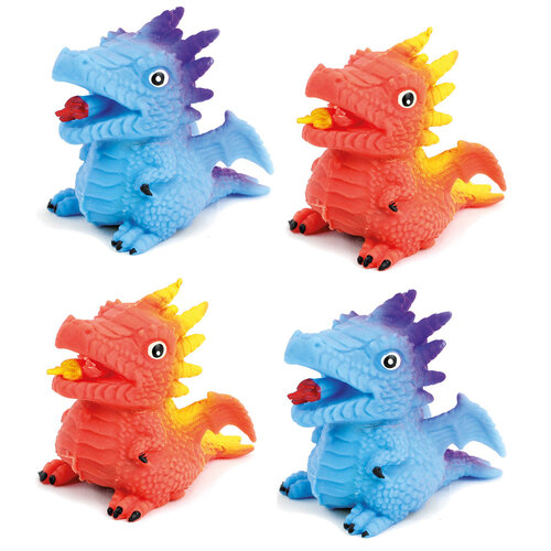 4x Fumfings 7cm Switchables Dragons Kids 3y+ Toy - Assorted