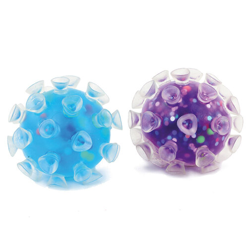 2x Fumfings 8cm Squishy Urchin Ball Kids 3y+ Toy - Assorted