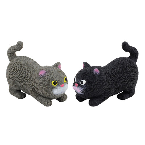 2x Fumfings 9cm Stretchy Kitten Kids 3y+ Toy - Assorted