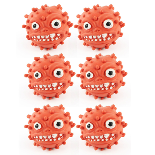 6PK Pocket Money Fun 7cm Squishy Monster Kids Toy 3y+ Assorted