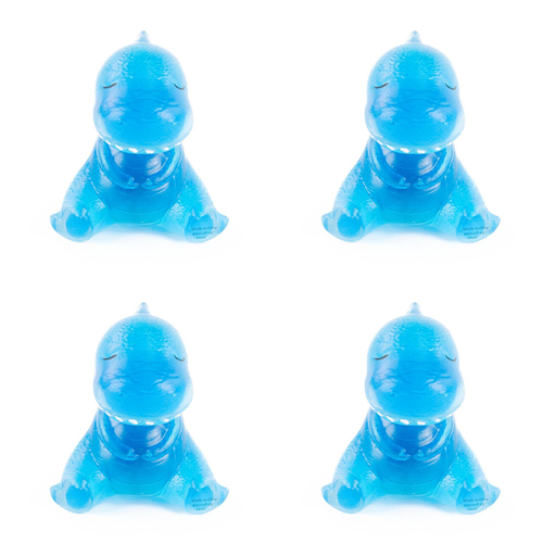 4PK Pocket Money Fun 7.8cm Squeezy Dino Kids Sensory Toy 3y+ Assorted