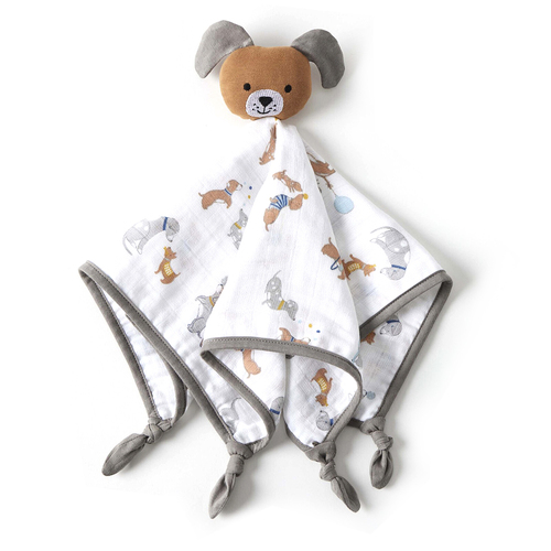 Jiggle & Giggle Puppy Play Comforter Cotton 30x30cm 0y+