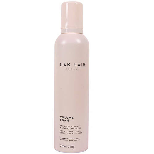 NAK Volume Styling Foam Thickening/Strengthening 250g Moisturising Hair Care