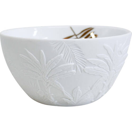 LVD Porcelain Bowl Home Tableware Decor 13cm White Bahamas