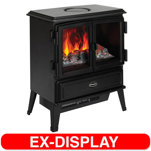 Dimplex Oakhurst Electric 2kW Portable Stove Heater Fireplace