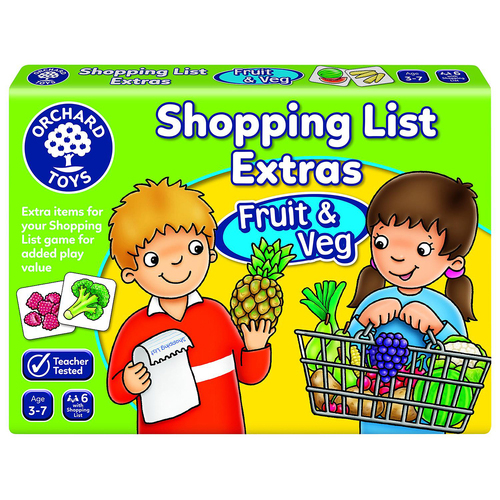 Orchard Game Shopping List Booster Pack Fruit & Veg Kids/Childrens Play Toy 3+