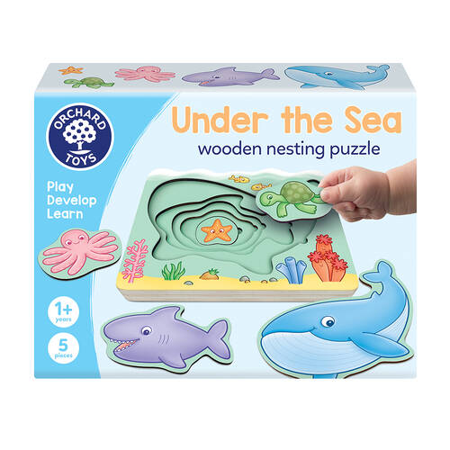 Orchard Toys Under the Sea Nesting Puzzle Kids Fun Playset Toy 1y+