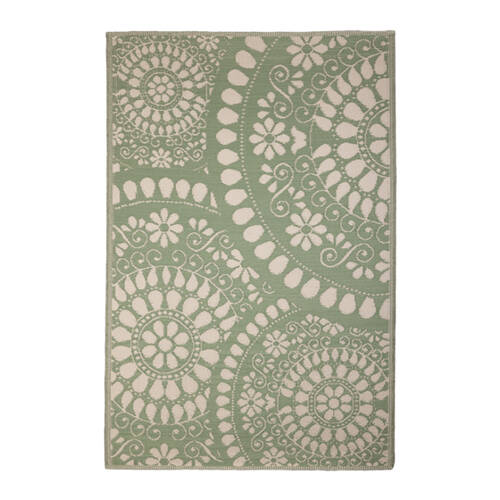 Esschert Design Garden Carpet Outdoor Rug Water-Permeable 183cm Asymetric Circle