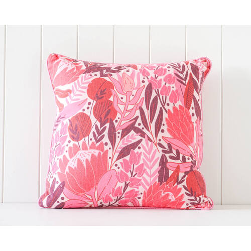 Rayell Indoor Square Cushion Earthly Pleasures Pink 45x45cm