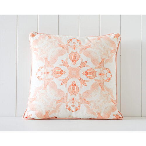 Rayell Indoor Square Cushion Illusion Orange 45x45cm