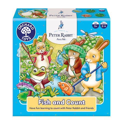 Orchard Toys Peter Rabbit Fish & Count Kids Educational Toy 3y+