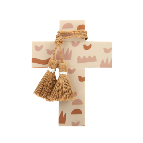 Coast To Coast Home Curio Wooden Resin Cross