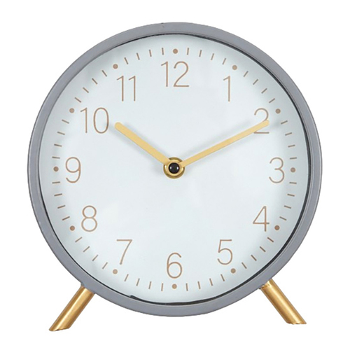 Coast To Coast Home 18cm Alice Metal Desk Clock