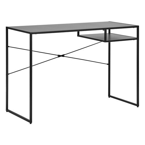 Cooper & Co. Aria 1 Shelf Metal Bedroom/Study Desk Black 75x110x55cm